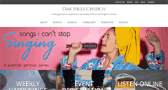 Desktop Screenshot of oakhills.org