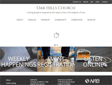 Tablet Screenshot of oakhills.org