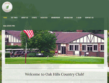 Tablet Screenshot of oakhills.com